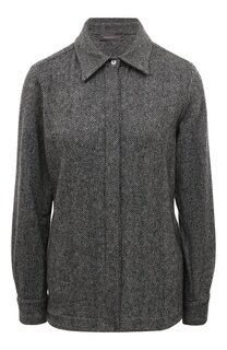 Рубашка из шерсти и шелка Lorena Antoniazzi