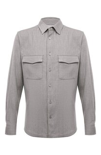 Рубашка из шерсти и кашемира Agnona