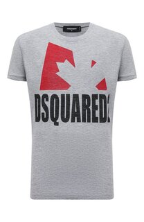 Футболка из хлопка и вискозы Dsquared2