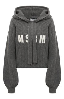 Худи из шерсти и кашемира MSGM