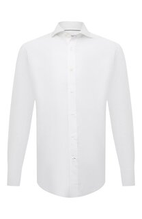 Хлопковая сорочка Brunello Cucinelli