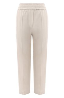 Брюки из вискозы и шерсти Brunello Cucinelli