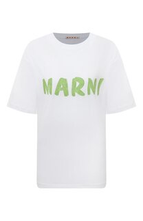 Хлопковая футболка Marni