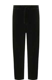 Хлопковые брюки свободного кроя Giorgio Armani