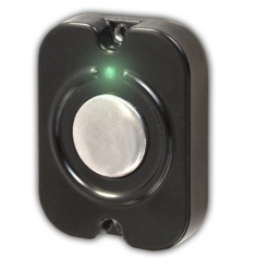Кнопка выхода Олевс EXITka (чёрный) накладная, НО, 12В, 0.1А, металл, подсветка, 53х41х10мм