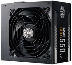 Блок питания ATX Cooler Master MWE Gold 550 - V2 MPE-5501-ACAAG-EU 550W, APFC, 80 Plus Gold, 120mm fan, RTL