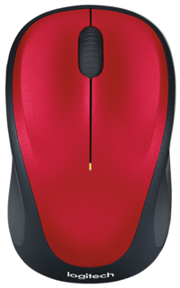 Мышь Wireless Logitech M235 910-002496 red, USB, 1000dpi