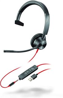 Гарнитура Plantronics BlackWire 3325-M USB-A 214016-01 для ПК и мобильных устройств с шумоподавлением (стерео, USB-A/jack 3.5, MS Teams)