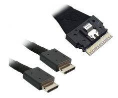 Кабель ACD ACD-60001-ZC (P5052DR10990-1) Slimline SASx8 (SFF8654) -to- 2x OCuLink x4 (SFF8611), 1M, (Broadcom 05-60001-00)