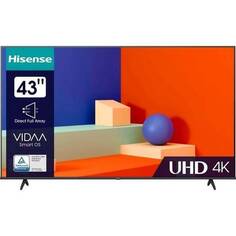 Телевизор Hisense 43A6K 3840×2160, 16:9, 60Гц, DVB-T2/T/C/S2/S