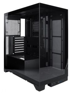 Корпус ATX 1STPLAYER MIKU Mi8 Mi8-BK черный, без БП, боковая и фронтльная панели из закаленного стекла, USB Type-C, USB 3.0, audio