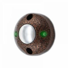 Кнопка выхода Олевс PUSHka (медный антик) накладная, НО, 12В, 0.1А, металл, 2-цветная подсветка, 40х20 мм