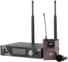 Радиосистема ITC T-530B UHF одноканальная радиосистема с одним петличным микрофоном. LCD дисплей. True Diversity. Частотный диапазон 470-510 MHz.