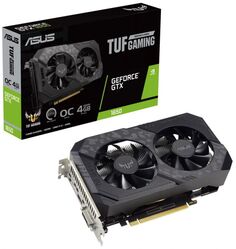 Видеокарта PCI-E ASUS GeForce GTX 1650 TUF Gaming OC (TUF-GTX1650-O4GD6-P-V2-GAMING) 4GB GDDR6 128bit 12nm 1410/12000MHz DVI-D/HDMI/DP