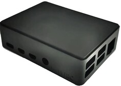 Корпус Flirc Raspberry Pi 4 Case Black Edition алюминиевый