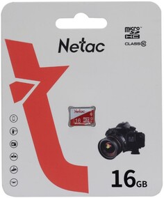 Карта памяти MicroSDHC 16GB Netac NT02P500ECO-016G-S P500 Eco Class 10 без адаптера