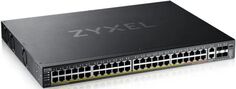 Коммутатор ZYXEL NebulaFlex Pro XGS2220-54FP rack 19", 48xRJ-45: 1G PoE+ (8 из них PoE++), 2xRJ-45: 1/2.5/5/10G PoE++, 4xSFP+, бюджет PoE 960 Вт