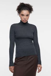 свитер женский Водолазка вязаная премиум из 100% шерсти мериноса Befree