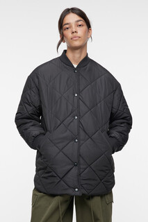 куртка женская Куртка-бомбер oversize стеганая с воротником-стойкой Befree