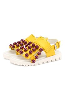 Кожаные босоножки Marni