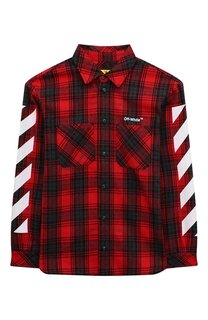 Хлопковая рубашка Off-White