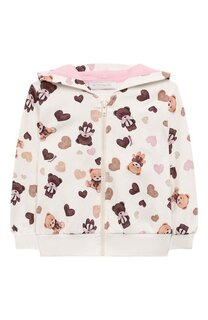 Хлопковая толстовка Monnalisa