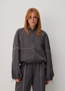 Олимпийка с кантом NICEONE [Темно-серый, XS]