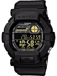 Японские наручные мужские часы Casio GD-350-1B. Коллекция G-Shock
