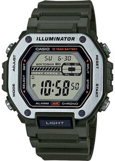 Японские наручные мужские часы Casio MWD-110H-3A. Коллекция Digital