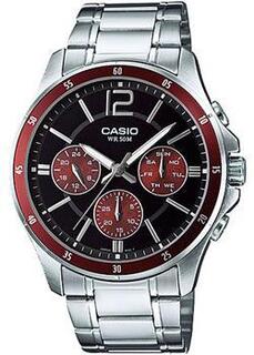 Японские наручные мужские часы Casio MTP-1374D-5A. Коллекция Analog