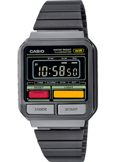 Японские наручные мужские часы Casio A120WEGG-1B. Коллекция Vintage