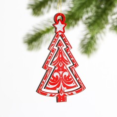 Подвеска деревянная на подложке Зимнее волшебство