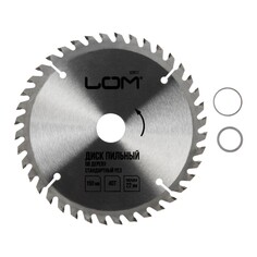 Диск пильный по дереву лом, стандартный рез, 150 х 22 мм, 40 зубьев Lom