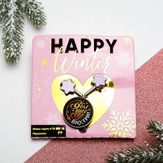 Набор: наушники 1,2 м и флешка 4 гб happy winter, 11 х 17,8 см Like me