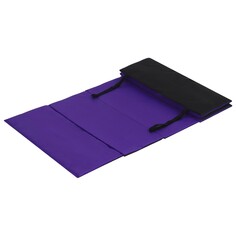 Коврик гимнастический детский 145 х 50 см, толщина 1 см, цвет черный/фиолетовый Grace Dance