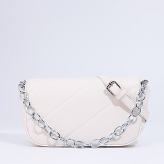 Сумка-мессенджер на магните, цвет белый NO Brand