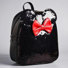 Рюкзак детский с пайетками, 27 см х 23 см х 10 см, Disney