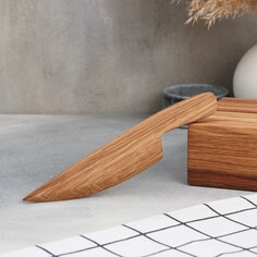 Нож для масла деревянный adelica, 19,5×4 см, дуб