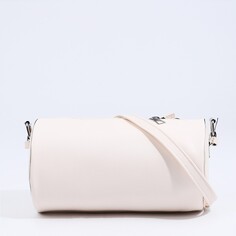 Сумка кросс-боди на молнии, цвет белый NO Brand