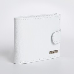 Кошелек на кнопке, textura, цвет белый