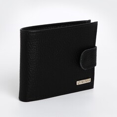 Кошелек женский на кнопке, textura, цвет черный