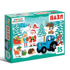 Пазл Синий трактор