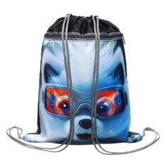 Мешок для обуви с карманом 420 х 340 мм, calligrata мсо-7с, (мягкий полиэстер, плотность 210d),