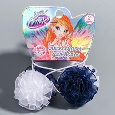 Бант-резинка, 2 шт, 4,5 см, Winx