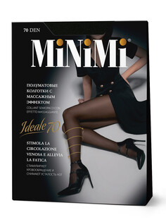 Колготки mini ideale 70 (утяжка по ноге) nero Minimi