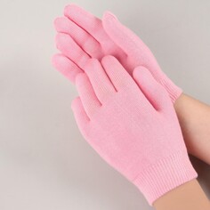Перчатки гелевые, увлажняющие, one size, цвет розовый Queen Fair