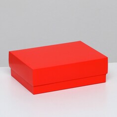 Коробка складная, красная, 16,5 х 12,5 х 5,2 см Upak Land