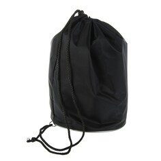 Мешок для обуви и мячей 360 х 220 мм, круглое дно d 220 мм, calligrata (мягкий полиэстер, плотность 210 d), черный