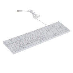 Клавиатура smartbuy one 238, проводная, мембранная, 104 клавиши, usb, белая NO Brand