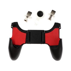 Набор игровой luazon 4 в 1, джойстик, ширина до 18 см, 1 стик, 2 курка, черно-красный